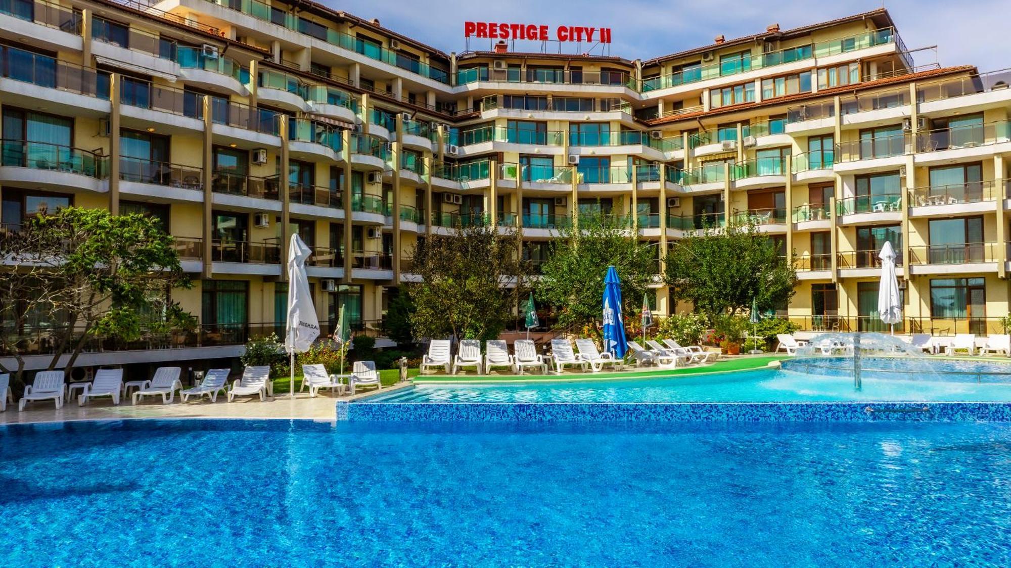 Aparthotel Hotel Prestige City II 프리모르스코 외부 사진